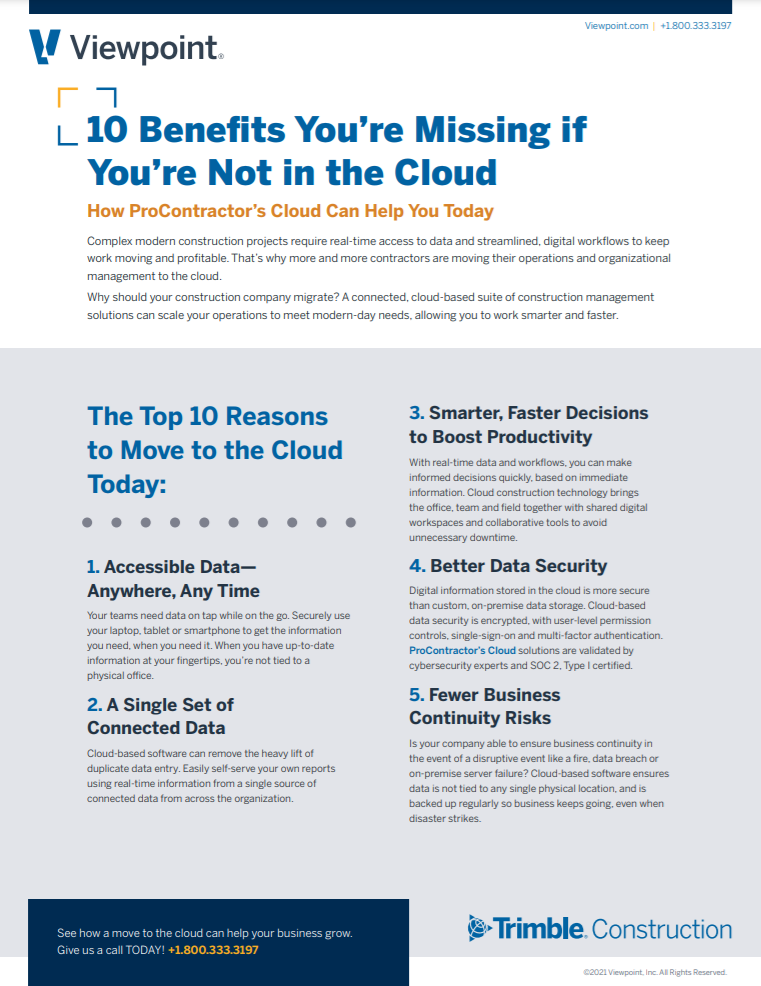 Benefits You’re Missing if You’re Not in the Cloud - 