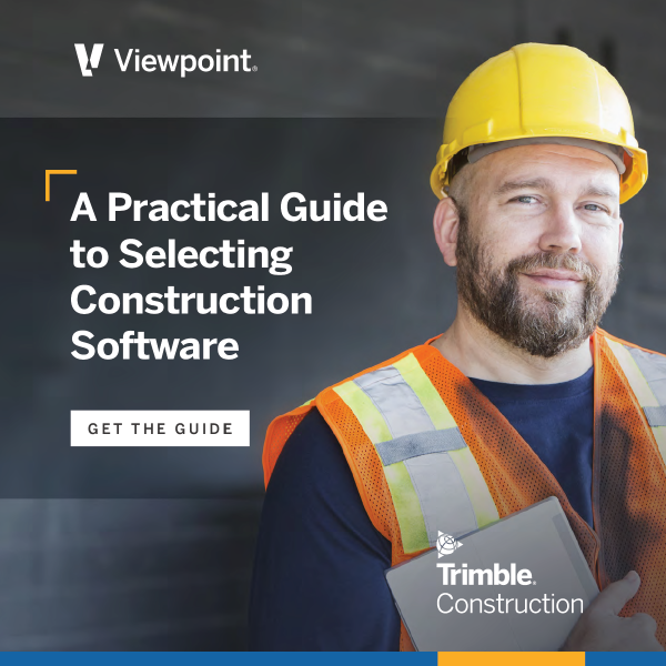 Download our free guide  - Not sure where to start on your construction software quest? Help is here!