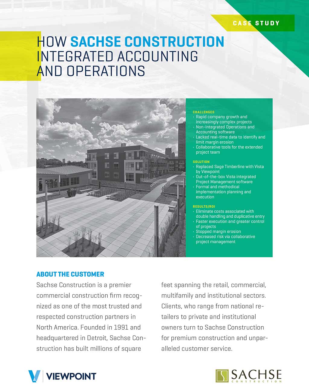 Free Success Story - Read How a Construction Firm Integrated Accounting and Operations