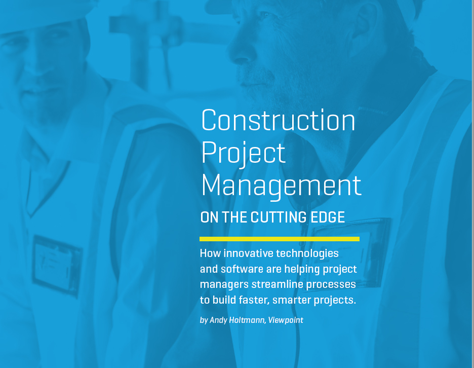 Free Whitepaper - Construction Project Management on the Cutting Edge