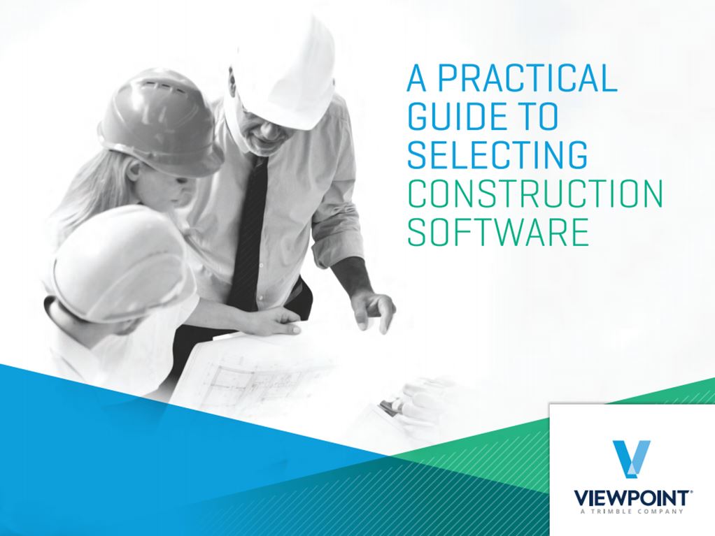 Free eBook - A Practical Guide to Selecting Construction Software